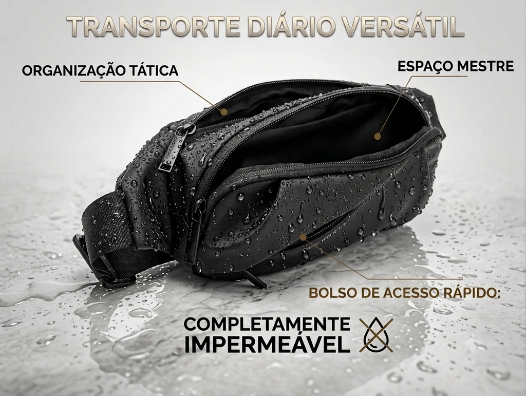Pochete Esportiva Impermeável RunSafe™ - Ajustável e Antifurto