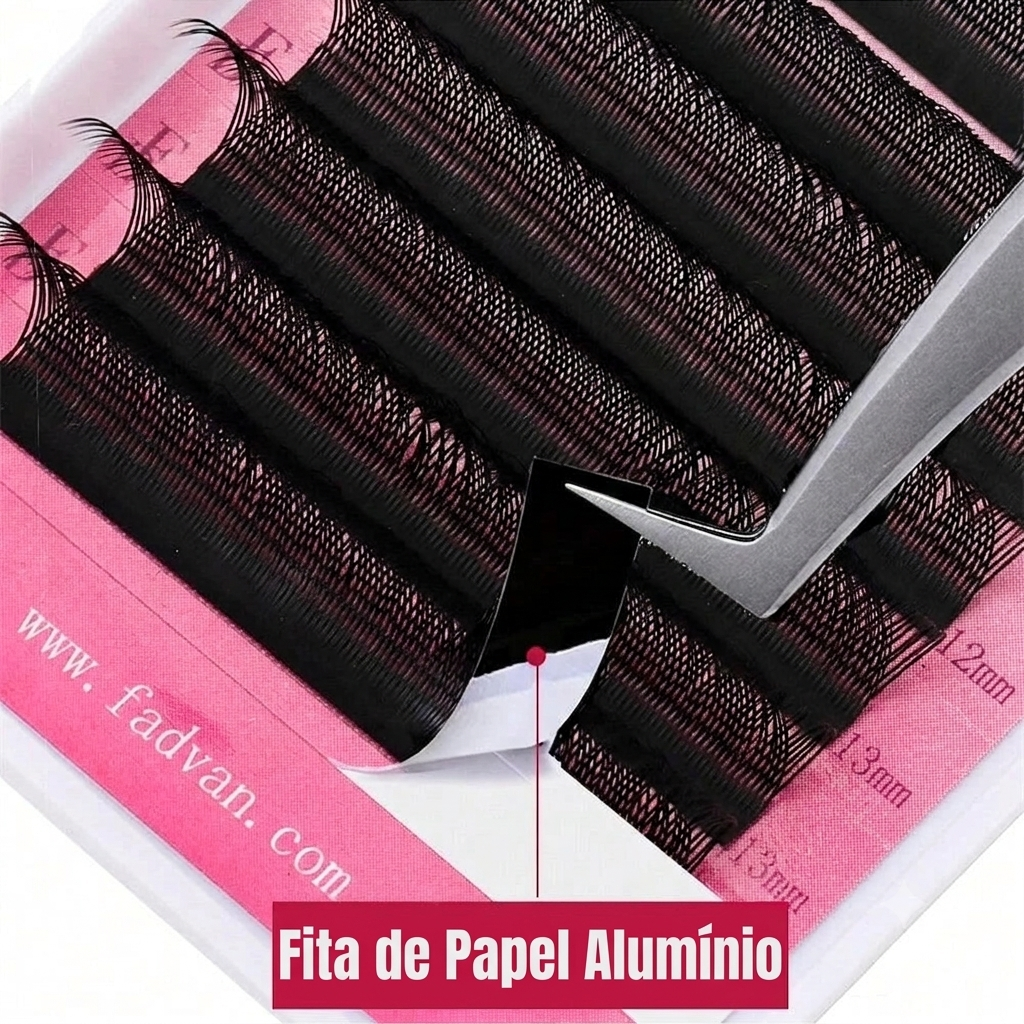 Cílios FADVAN Formato YY 6-15mm Cílios 2D 0.07/0.05mm Faux Mink Curvatura C/D Extensão de Cílios Volume Brasileiro Natural Macio Fio a Fio